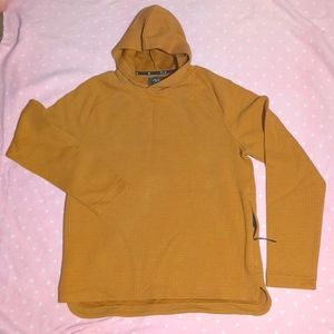 Mustard color, size medium, FLX hoodie